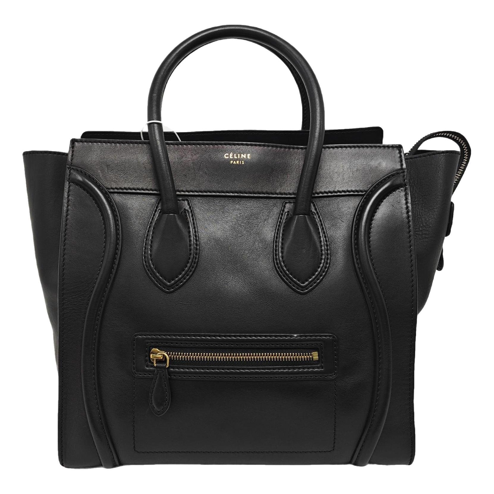 Luggage leather handbag