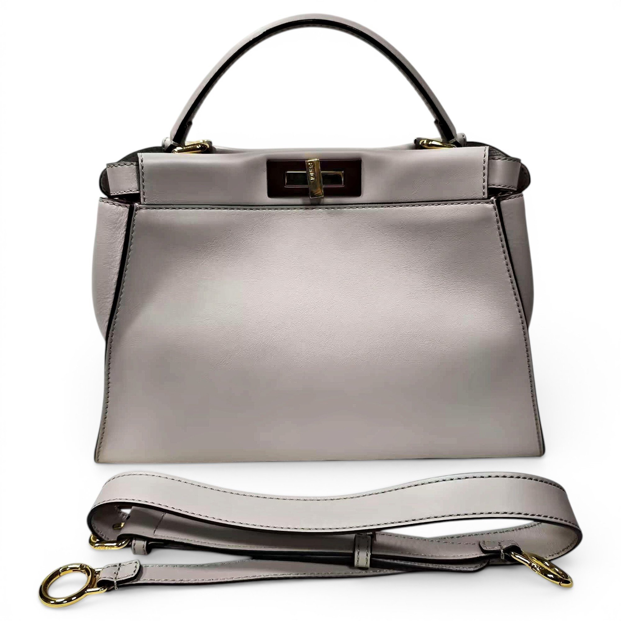 Peekaboo leather handbag