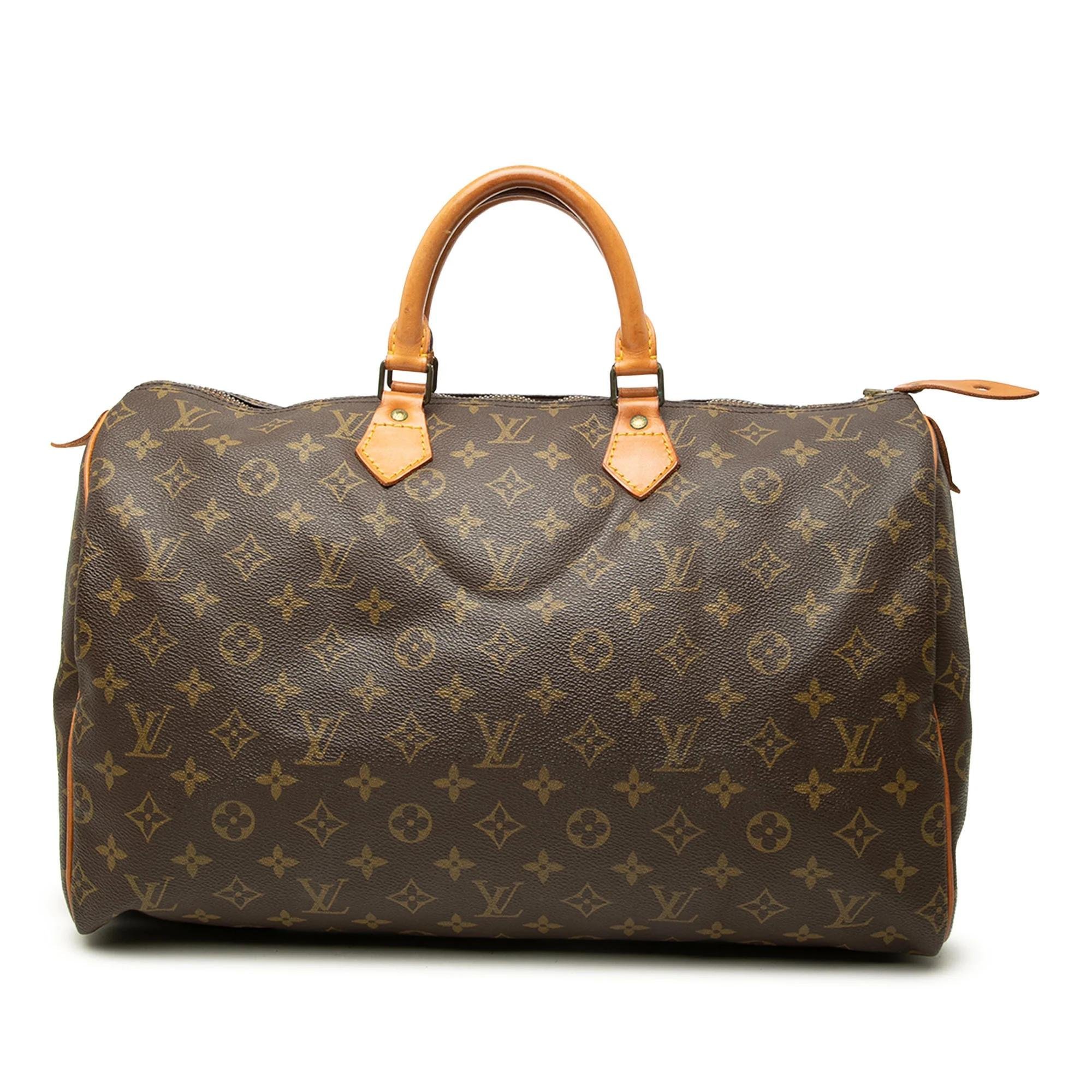 Speedy leather handbag