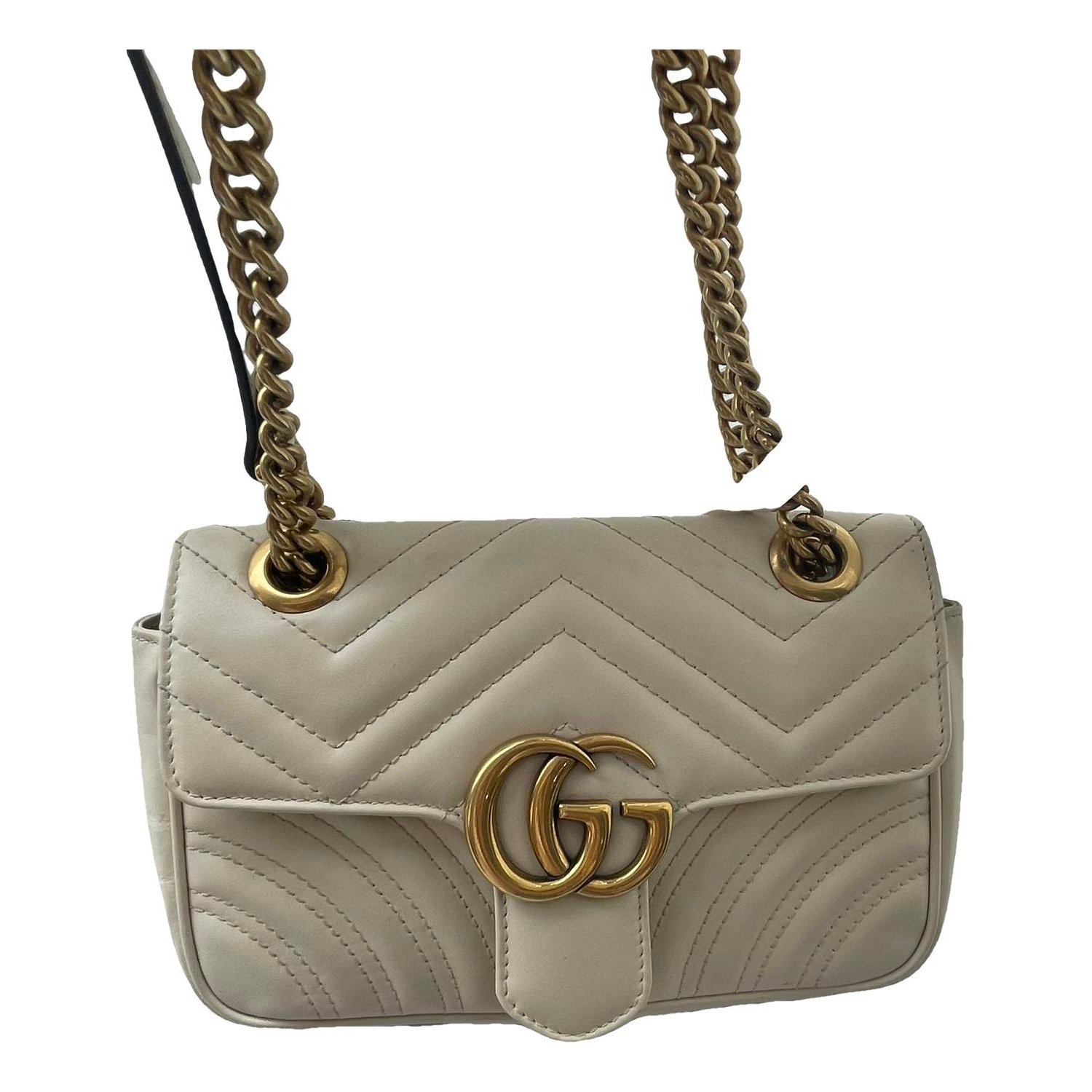 GG Marmont Flap leather crossbody bag