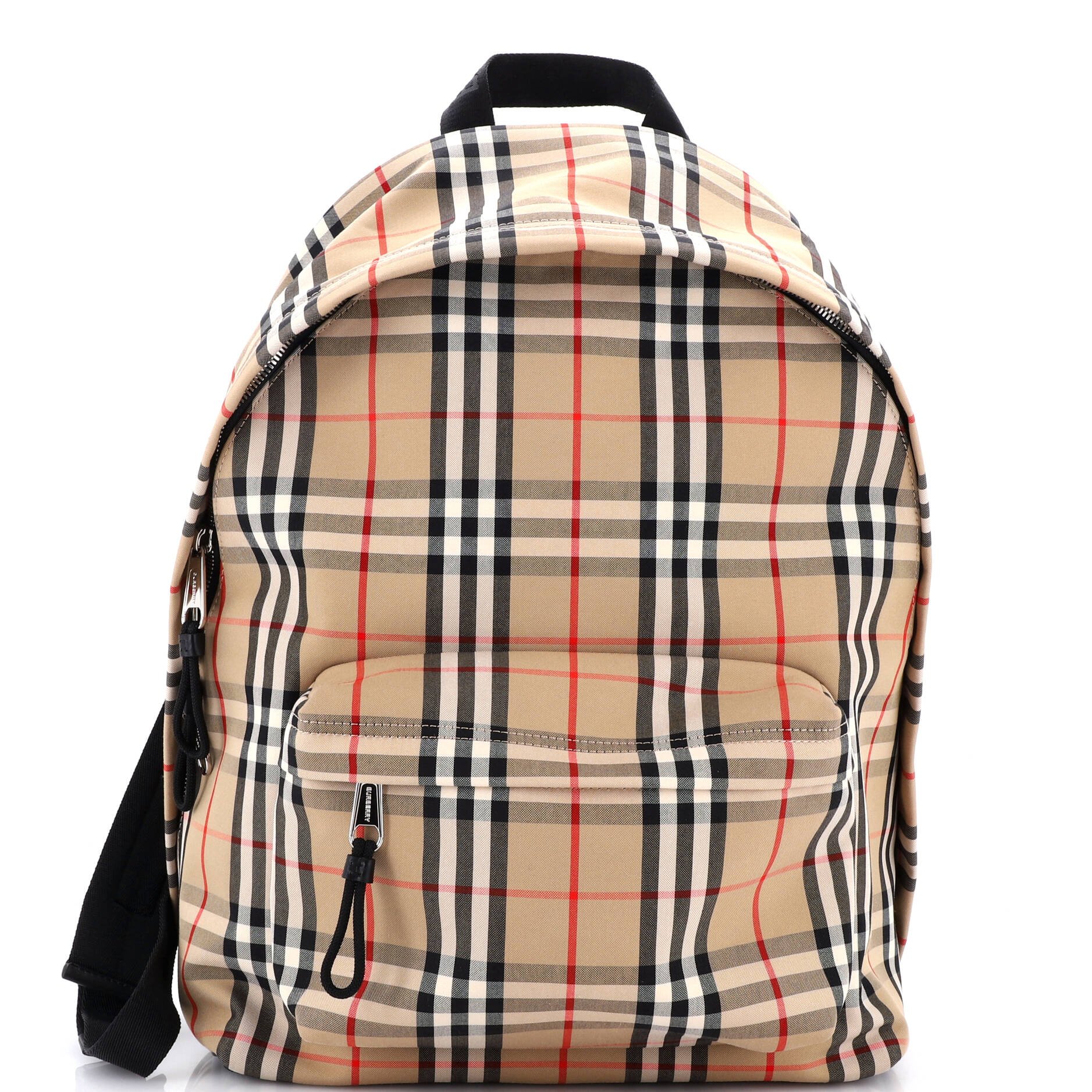 Burberry Jett Backpack Vintage Check Canvas Medium