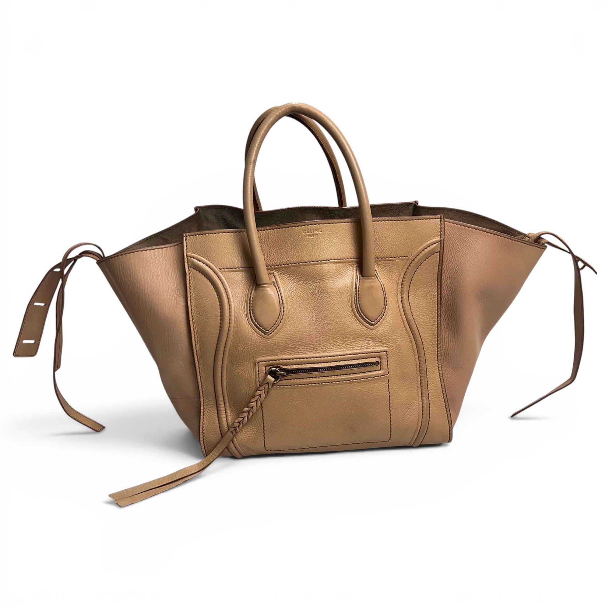 Celine Luggage Phantom leather handbag