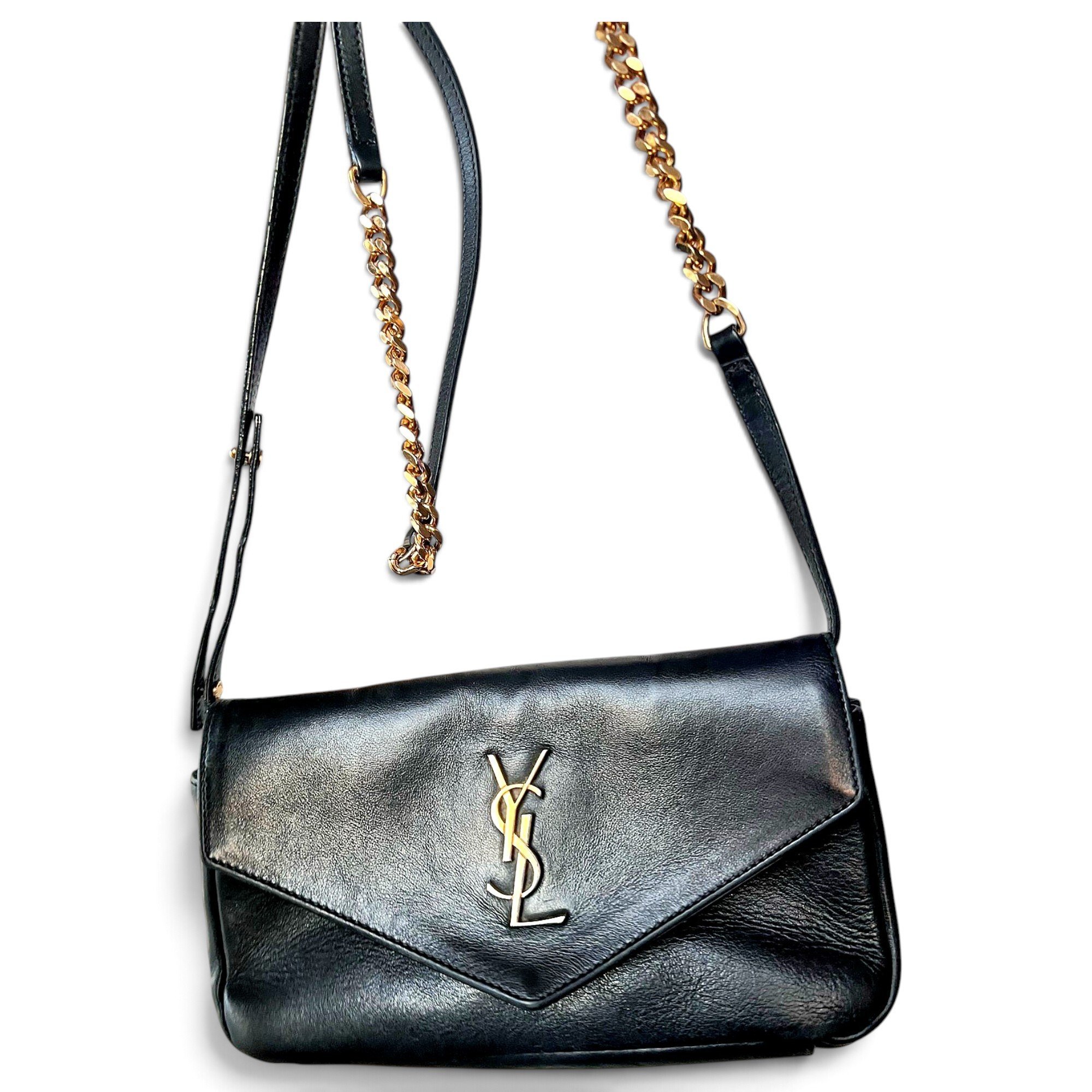 Saint Laurent Envelope leather handbag