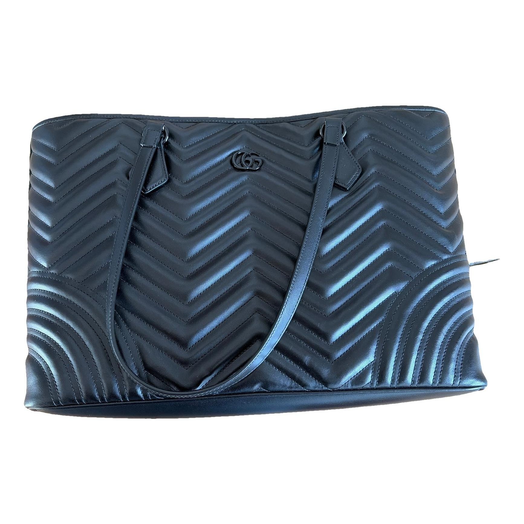 Leather tote