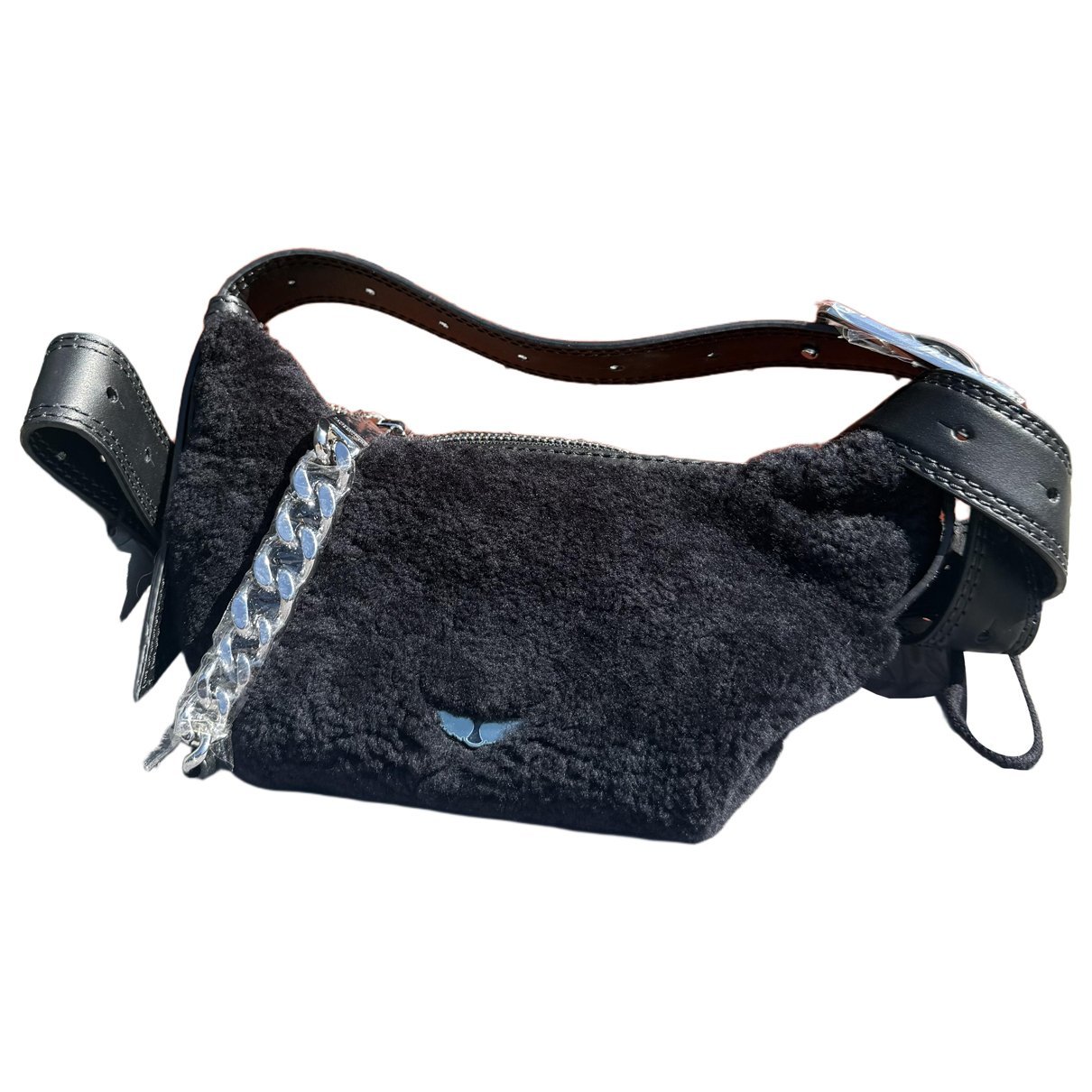 Faux fur handbag