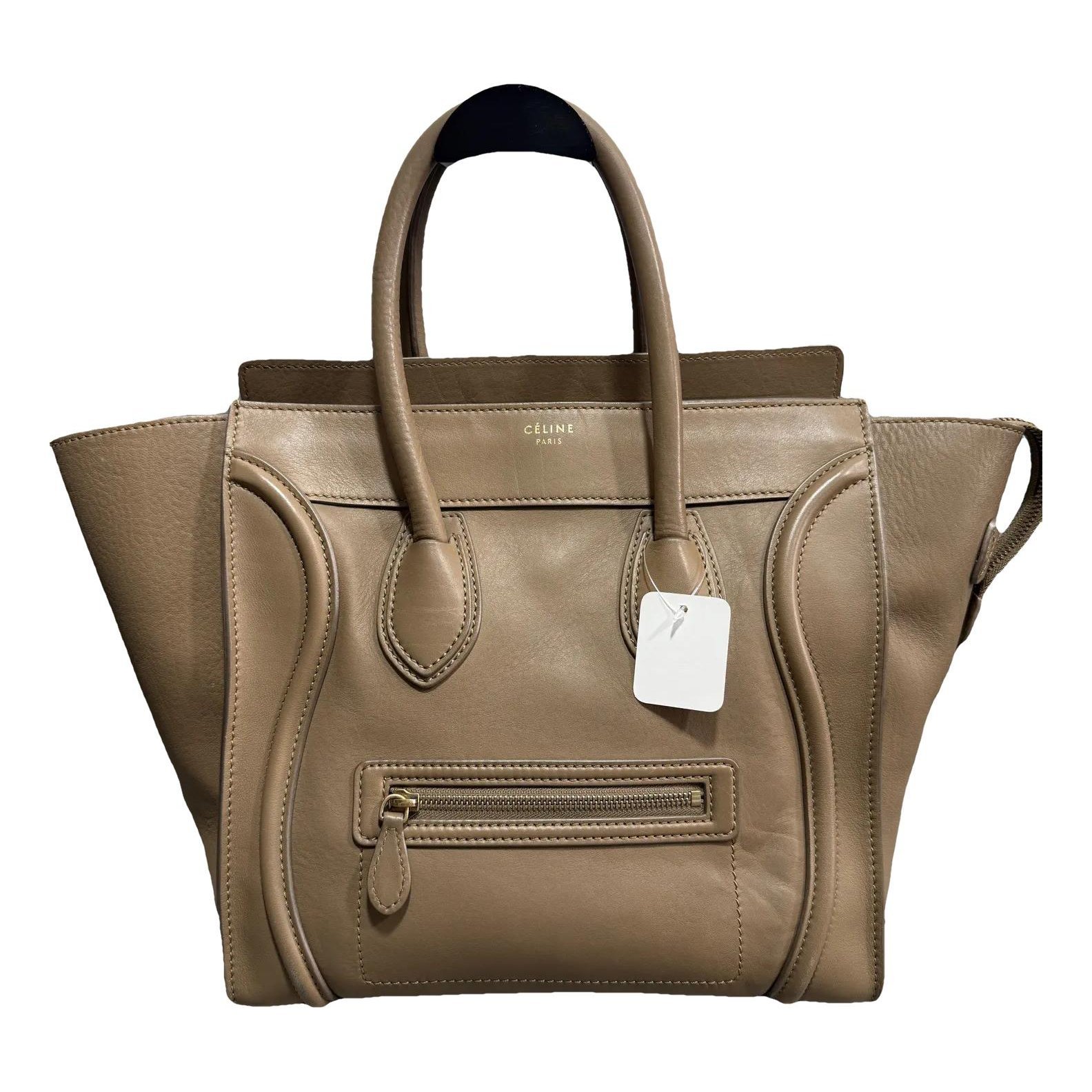Luggage leather handbag