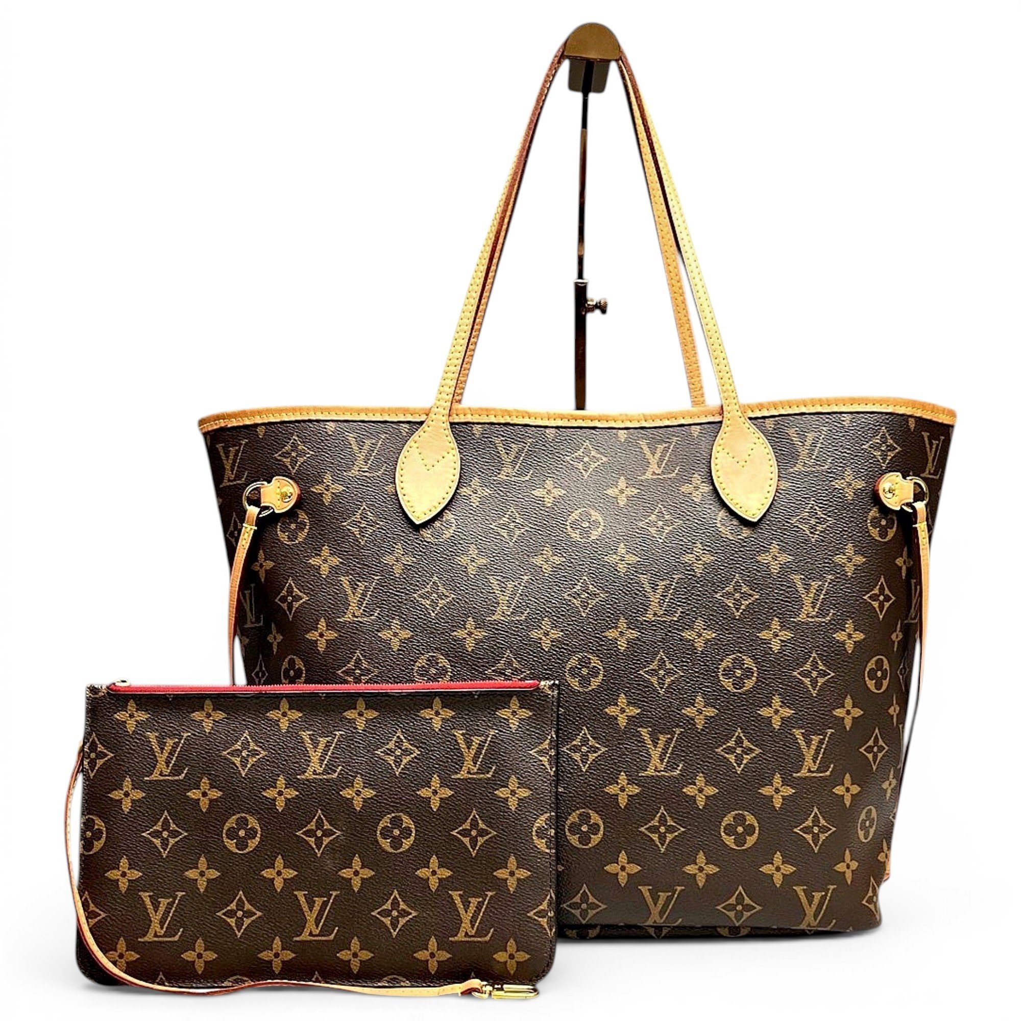 Neverfull leather handbag