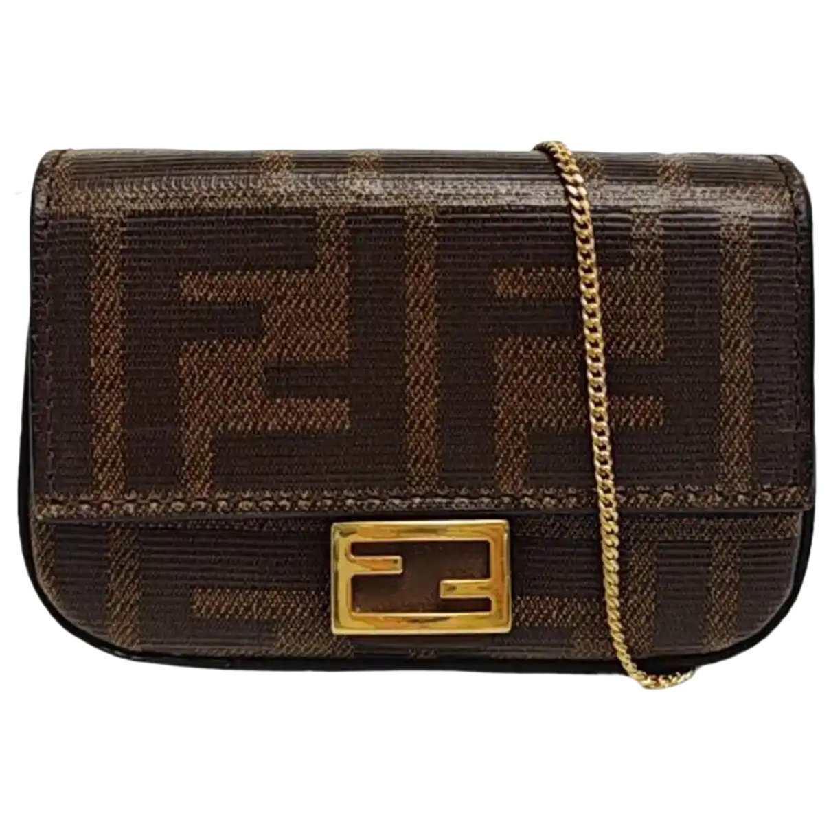 Baguette leather crossbody bag