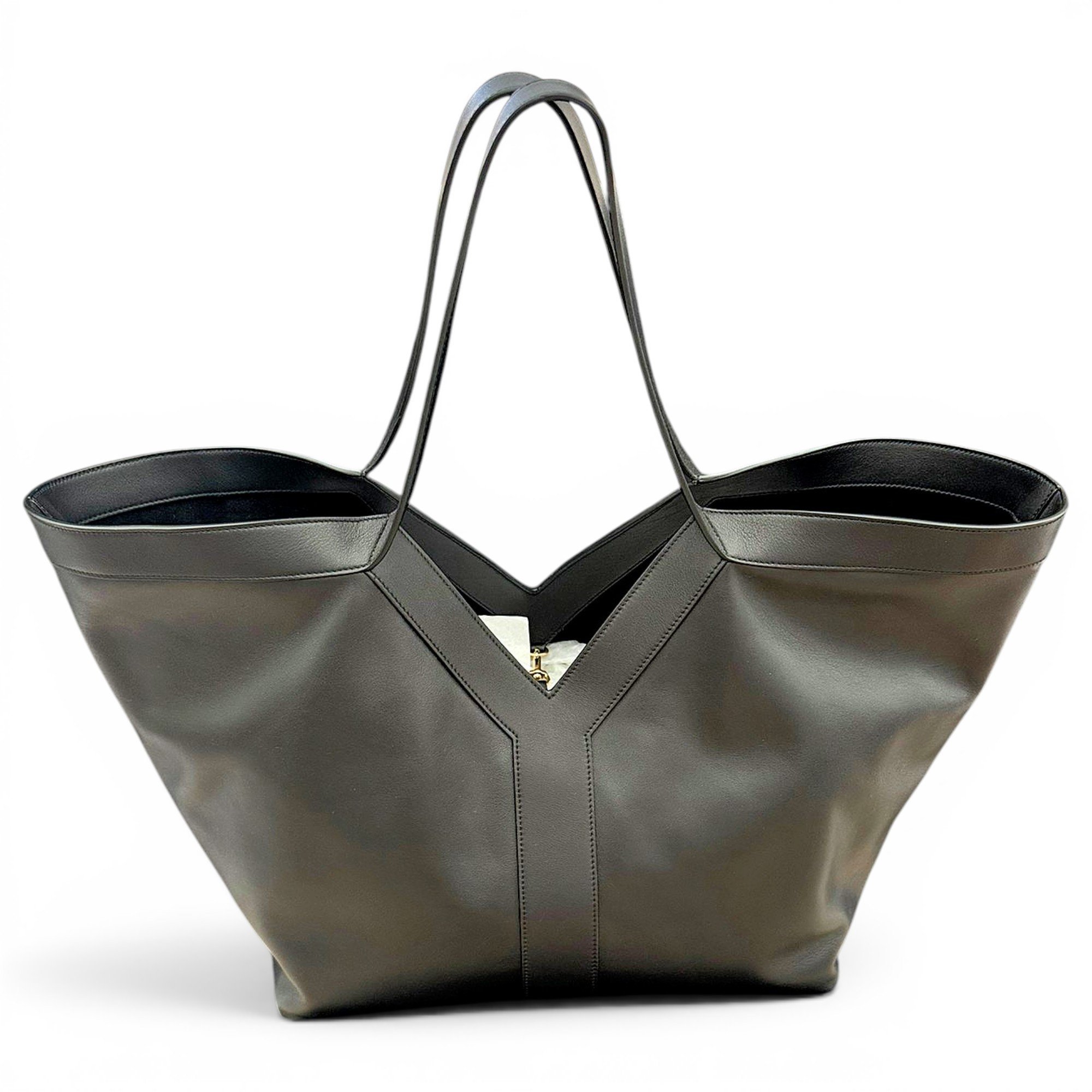 Y leather handbag