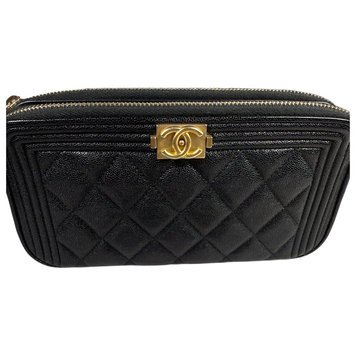 Wallet On Chain Boy leather crossbody bag