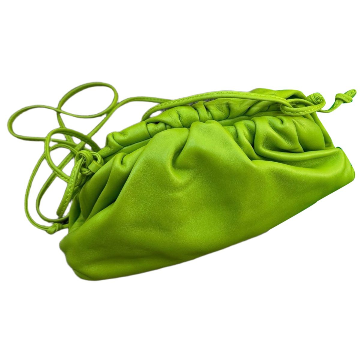 Pouch leather clutch bag