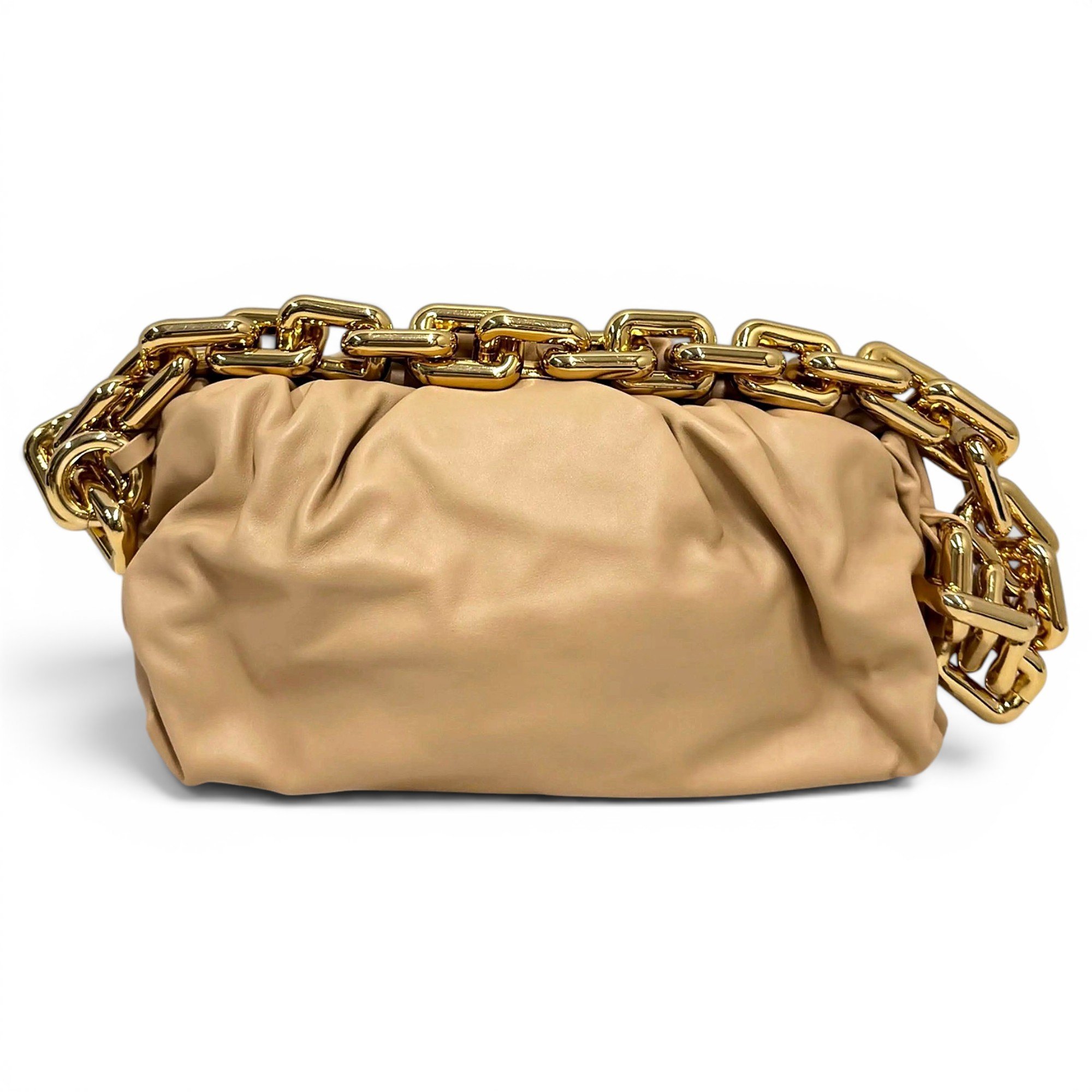 Chain Pouch leather handbag