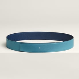 Reversible leather strap 38 mm