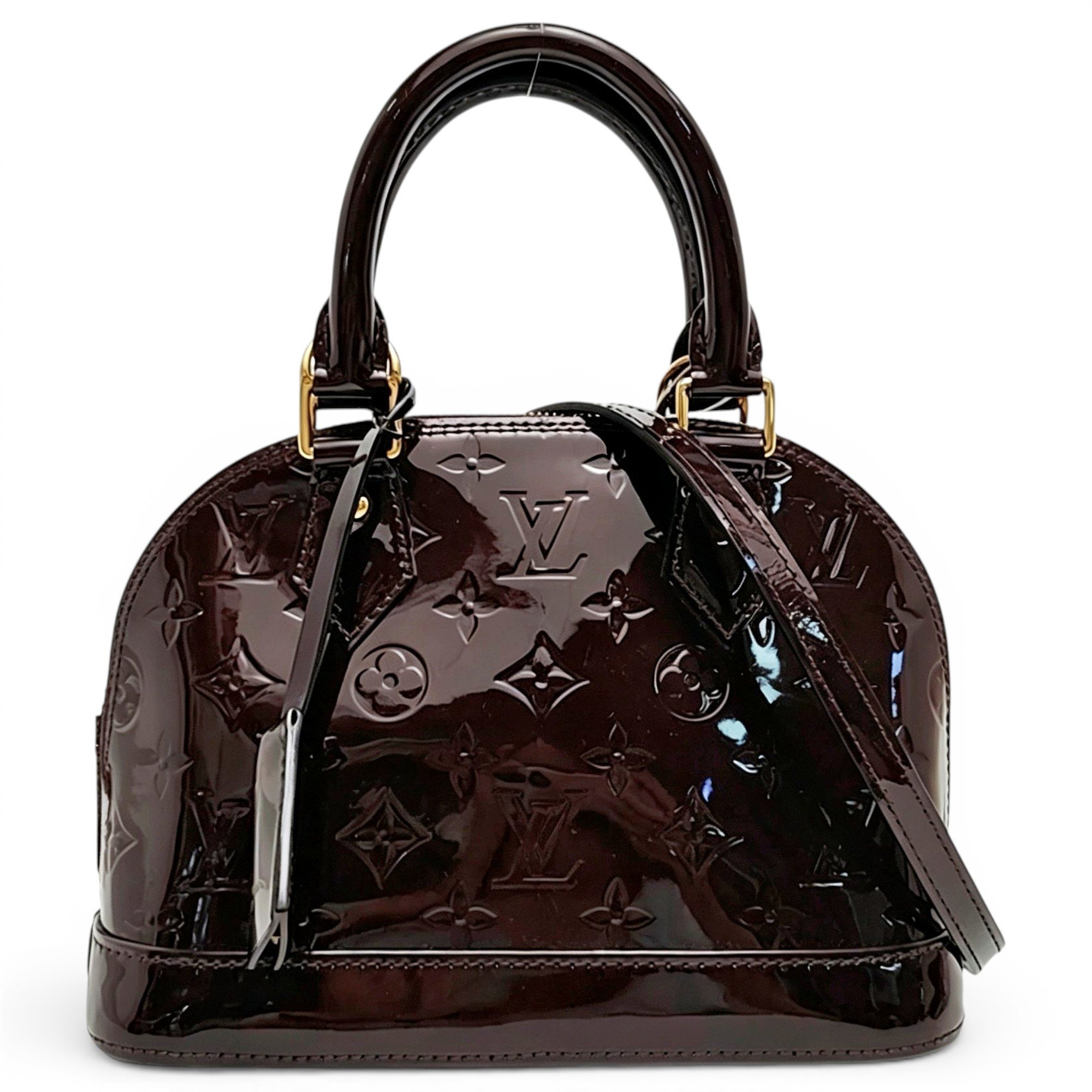 Alma BB patent leather handbag