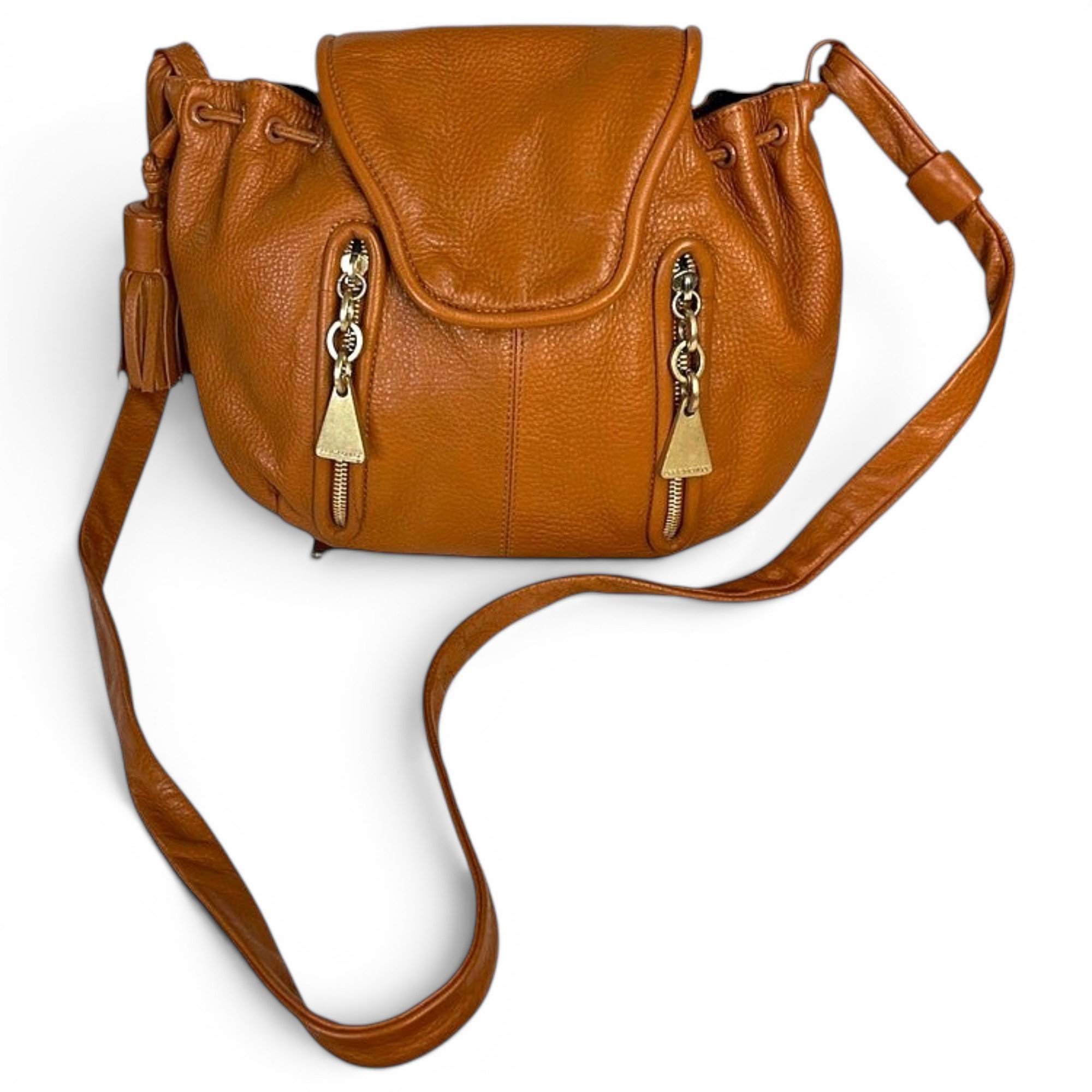 Leather crossbody bag