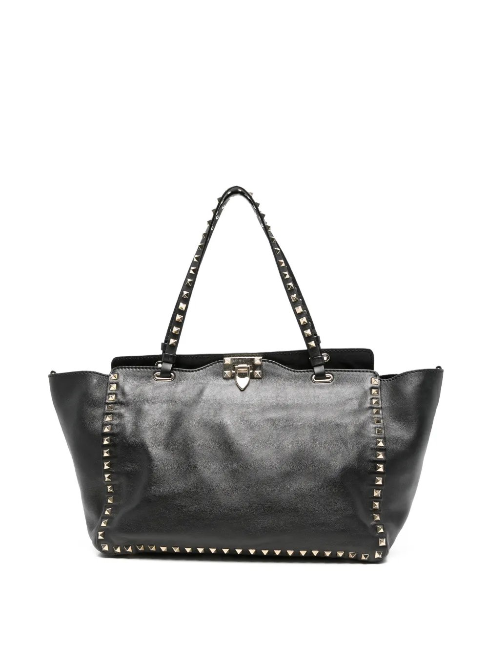 Valentino Garavani 2020s Rockstud-embellishmemnt tote bag