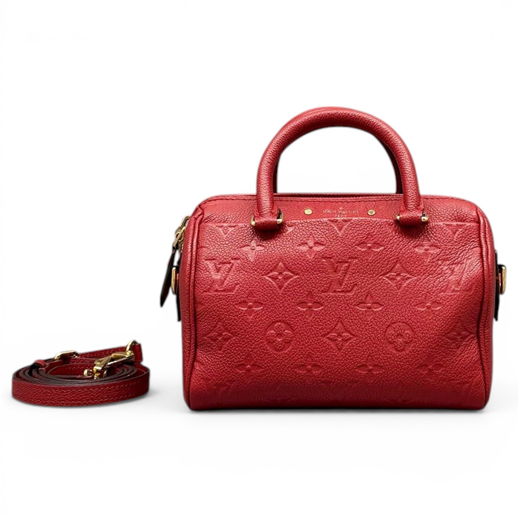 Nano Speedy / Mini HL leather handbag