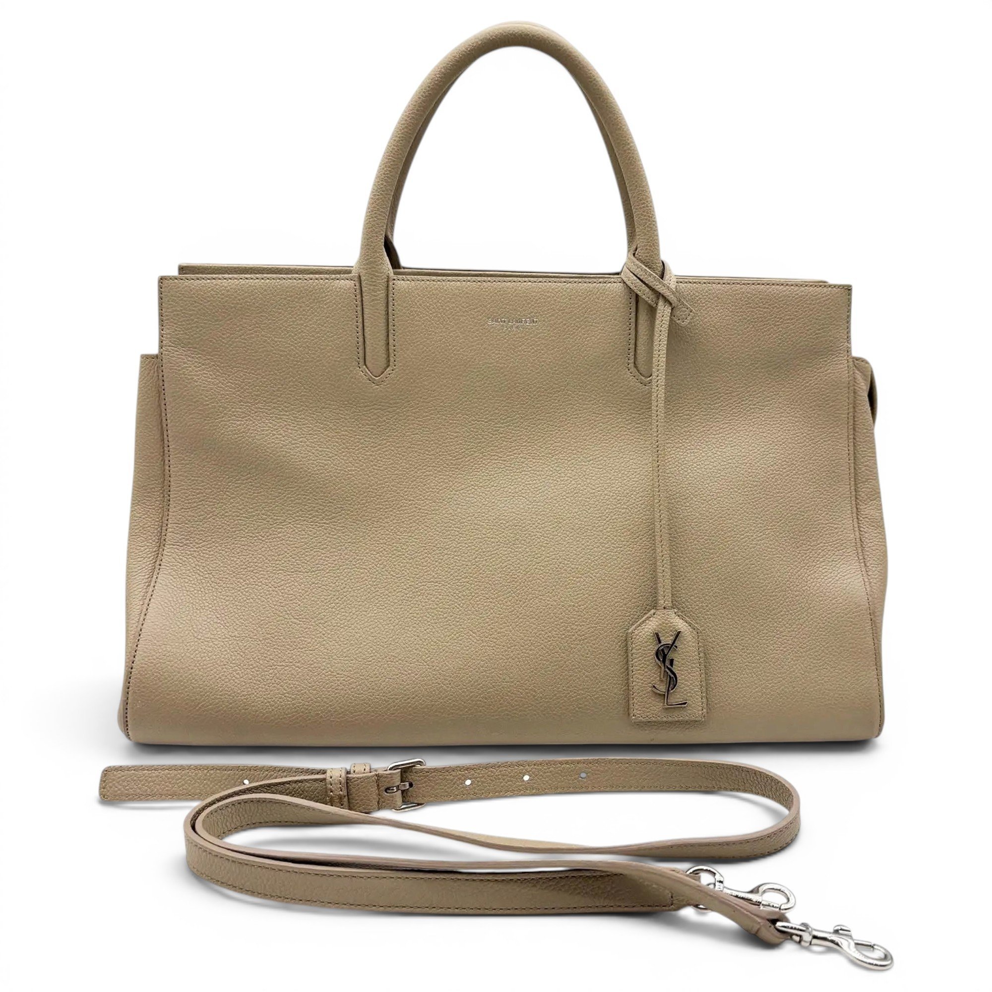 Cabas Rive Gauche leather crossbody bag