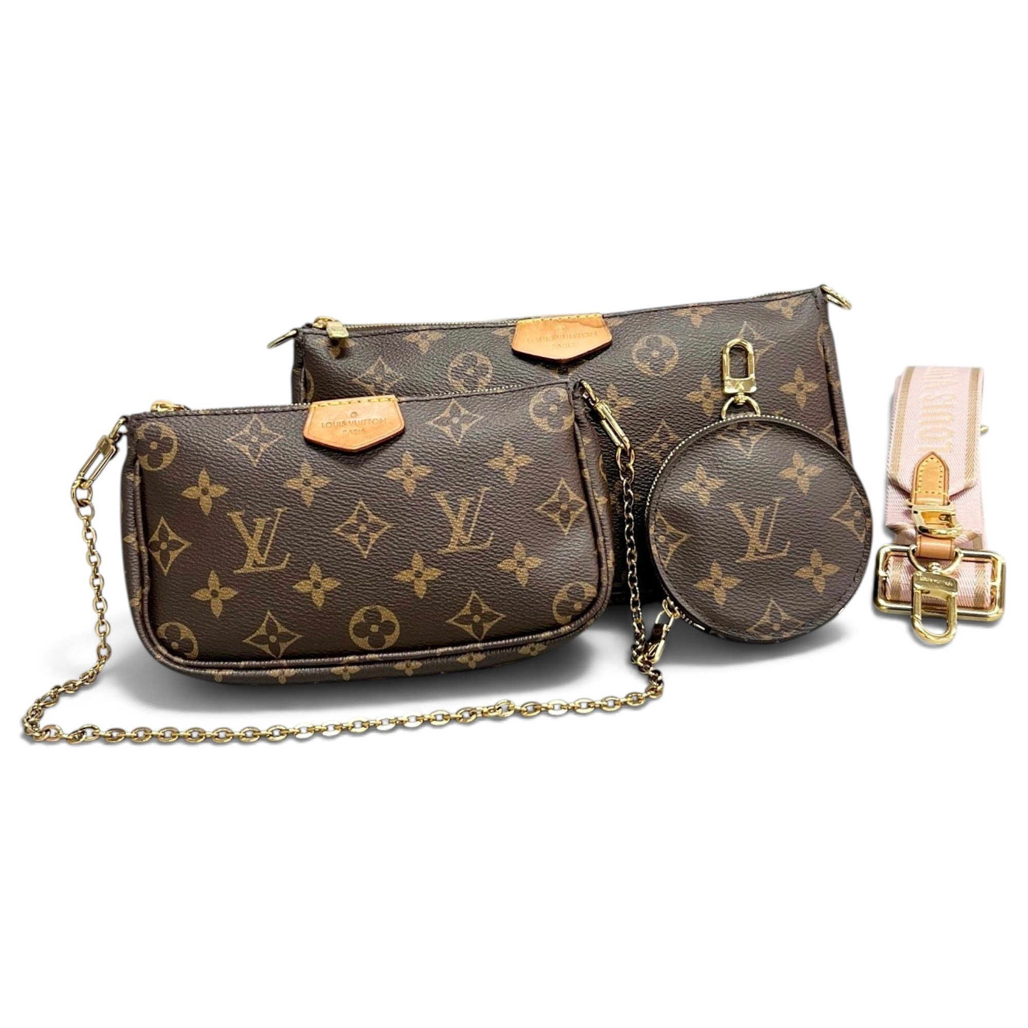 Multi Pochette Accessoires leather handbag