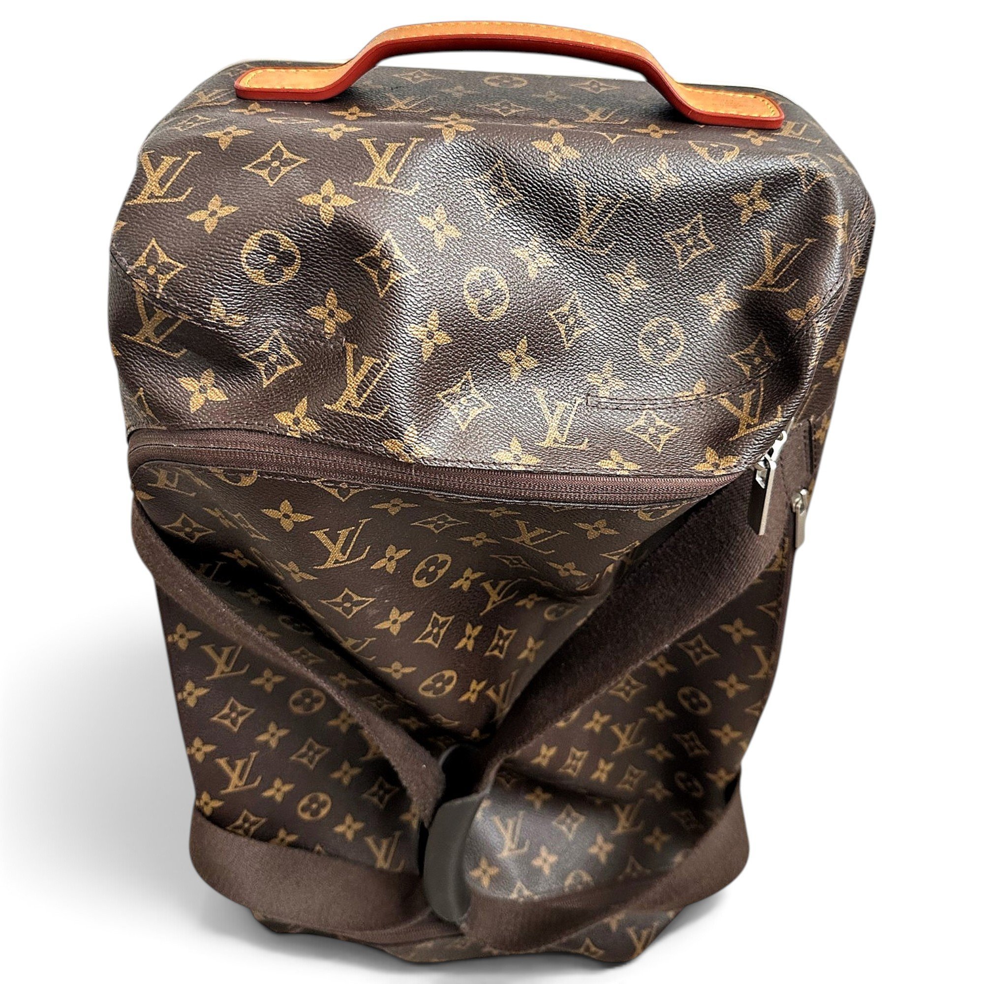 Eole leather travel bag