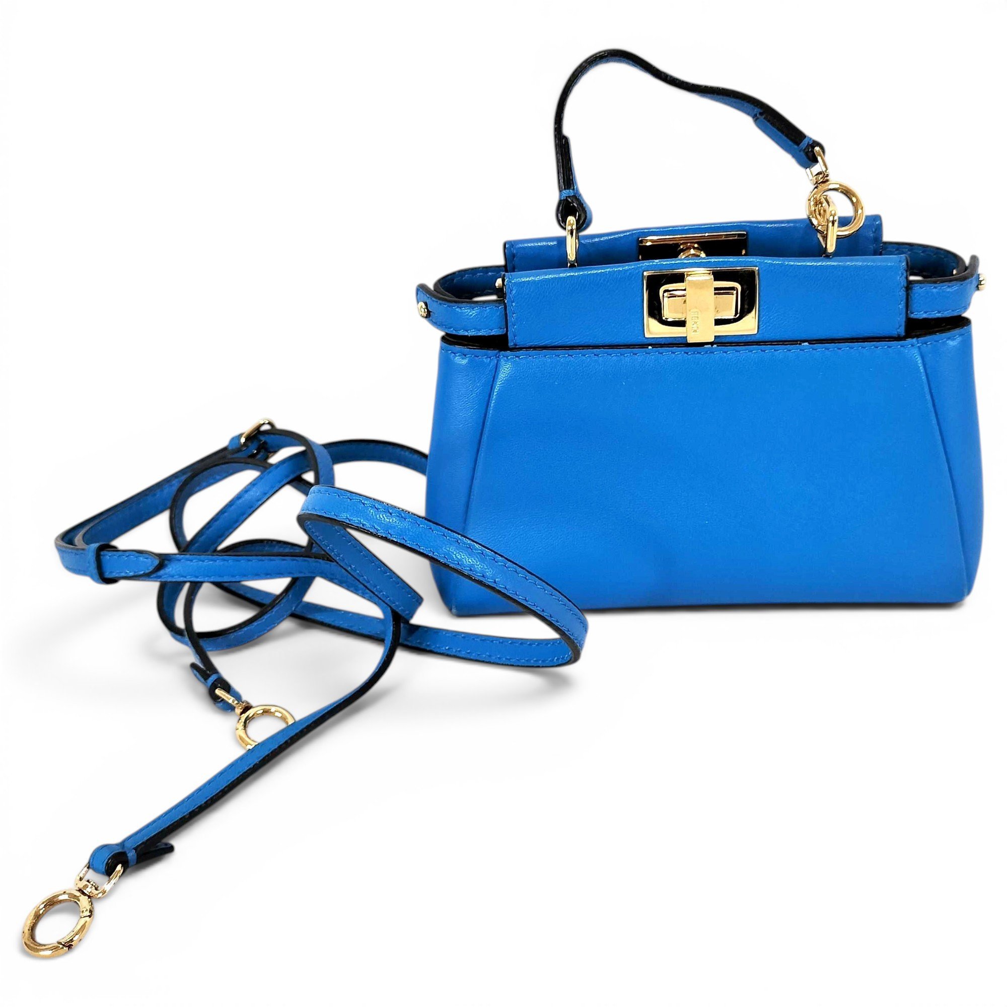 Peekaboo leather crossbody bag