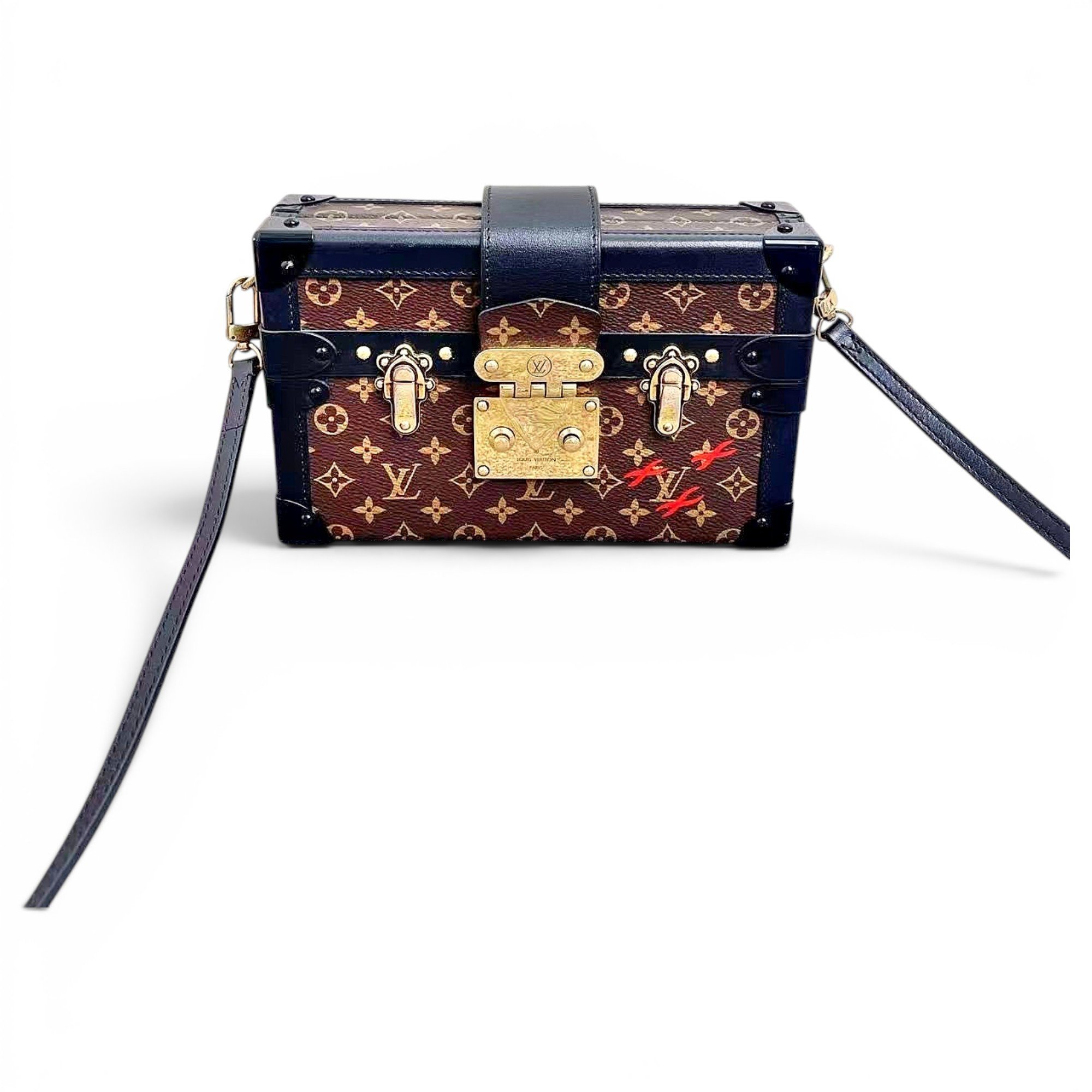 Louis Vuitton Petite Malle leather handbag