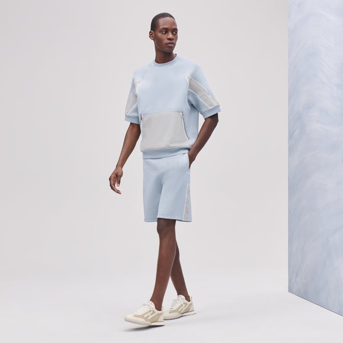 Bleu Glacier Sport Capsule Shorts
