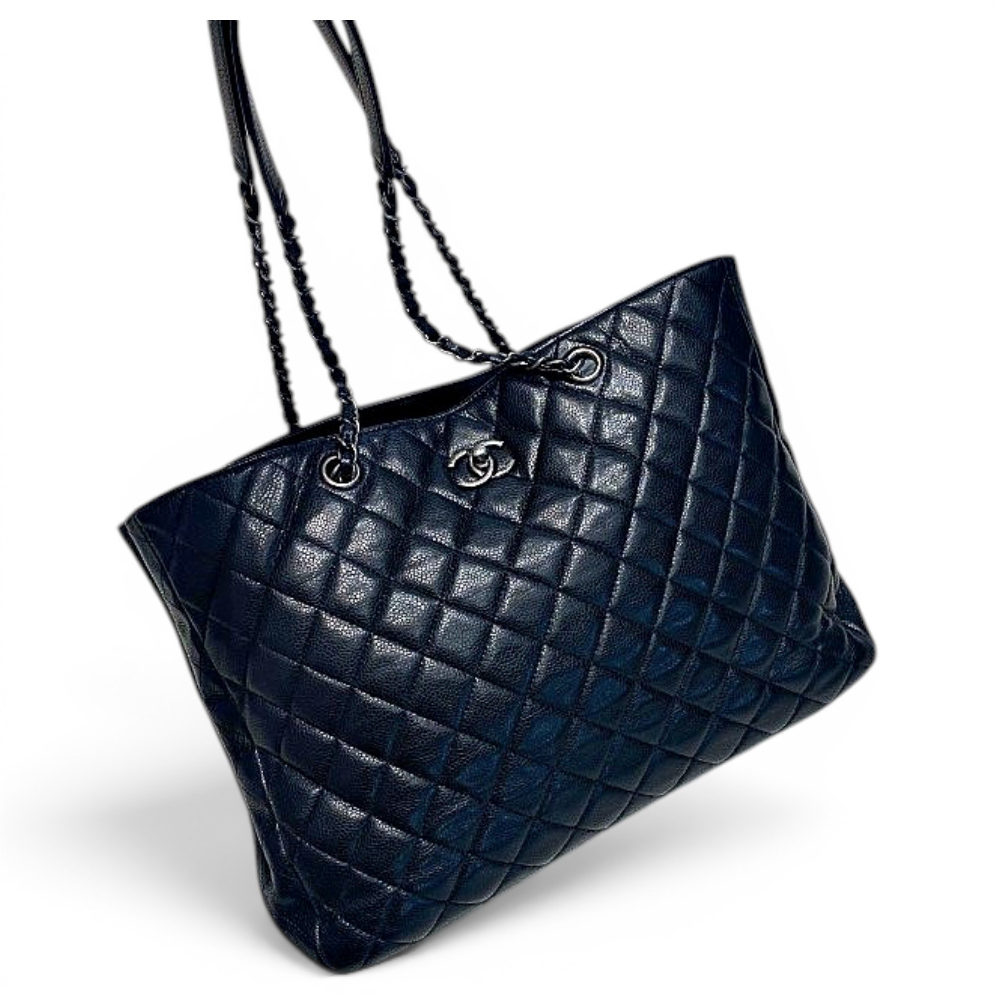 Grand shopping leather tote