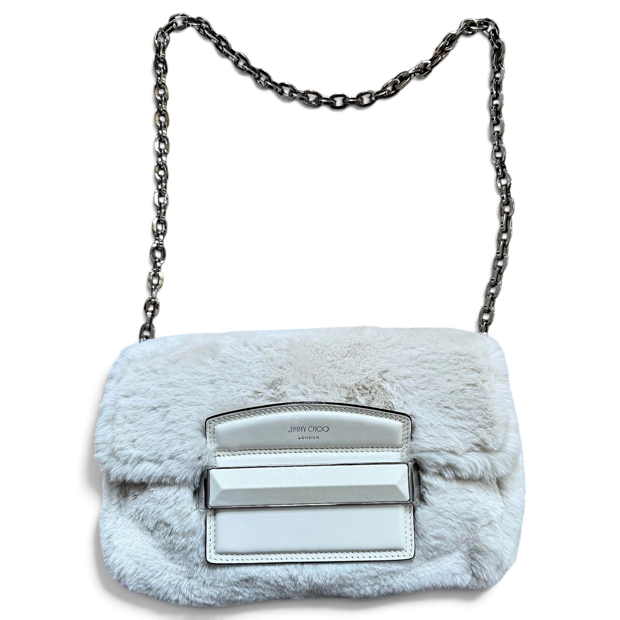 Varenne faux fur handbag
