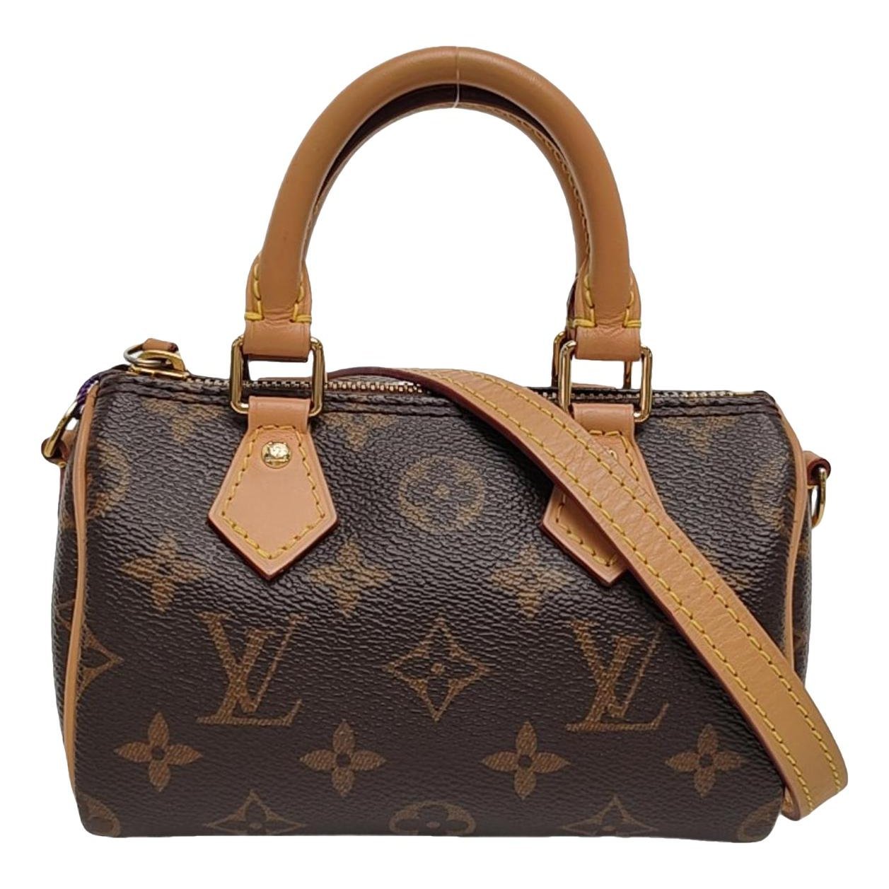 Nano Speedy / Mini HL leather handbag