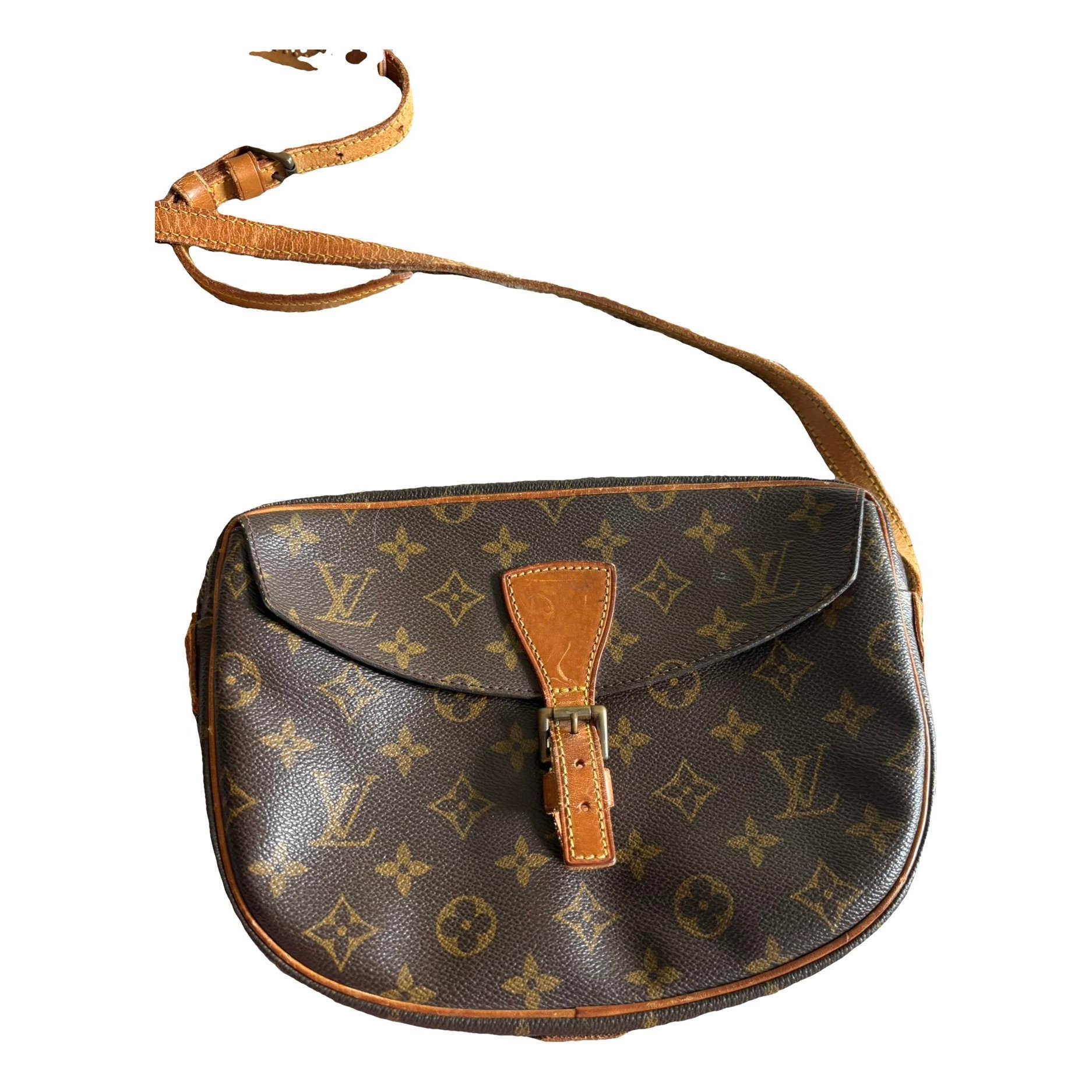 Jeune fille leather crossbody bag