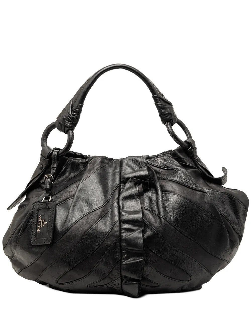 2000-2026 Nappa Mordore Ruffle hobo bag