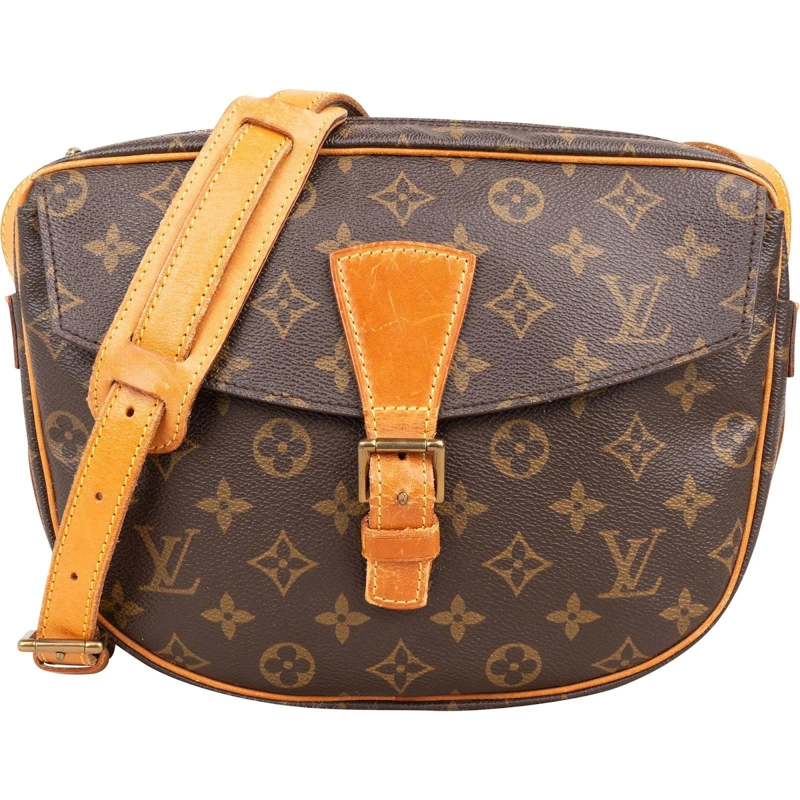 Jeune fille leather crossbody bag
