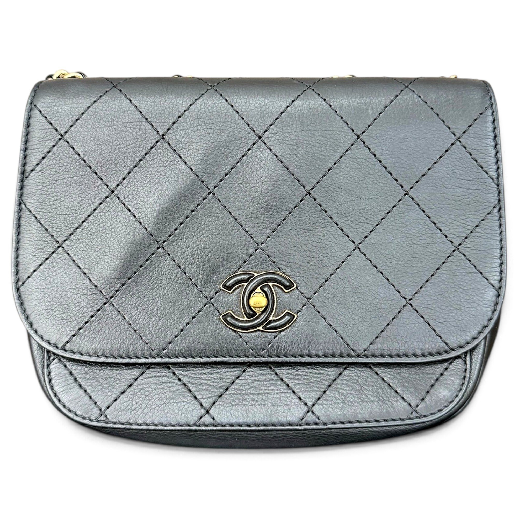 Coco Luxe leather handbag