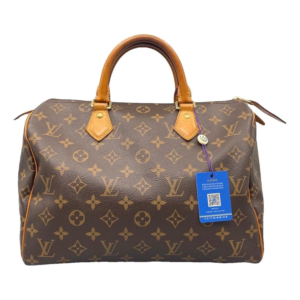 Speedy leather handbag