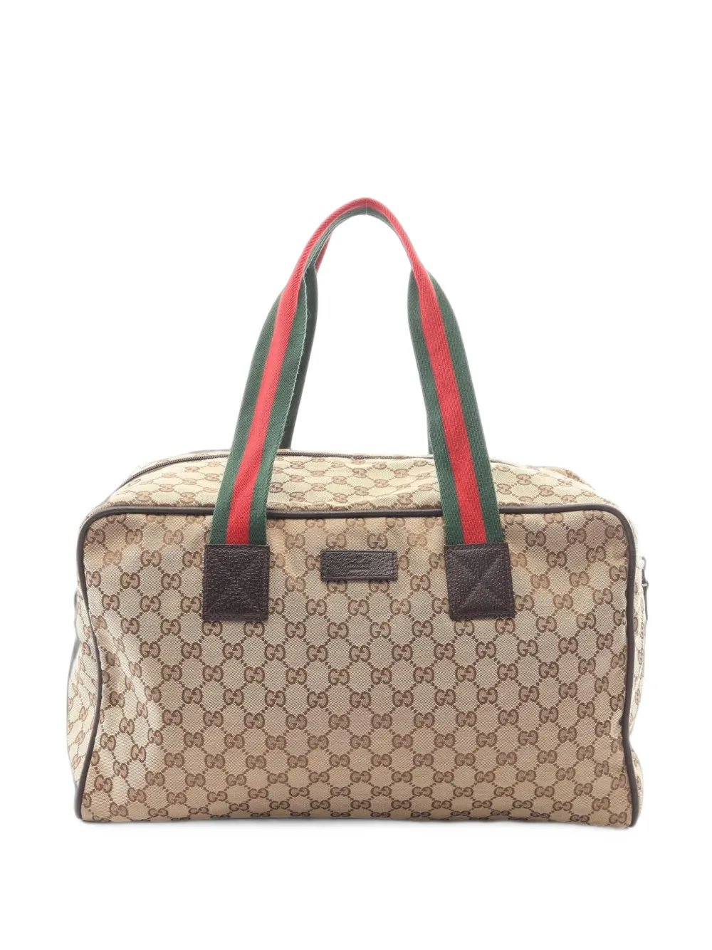 2000s GG canvas boston bag