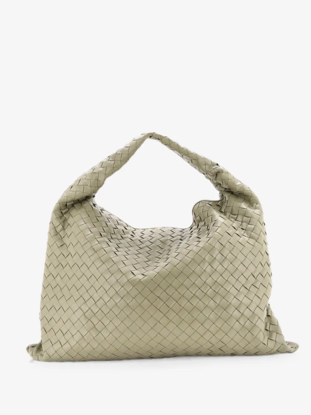Hop Intrecciato Leather Large hobo bag