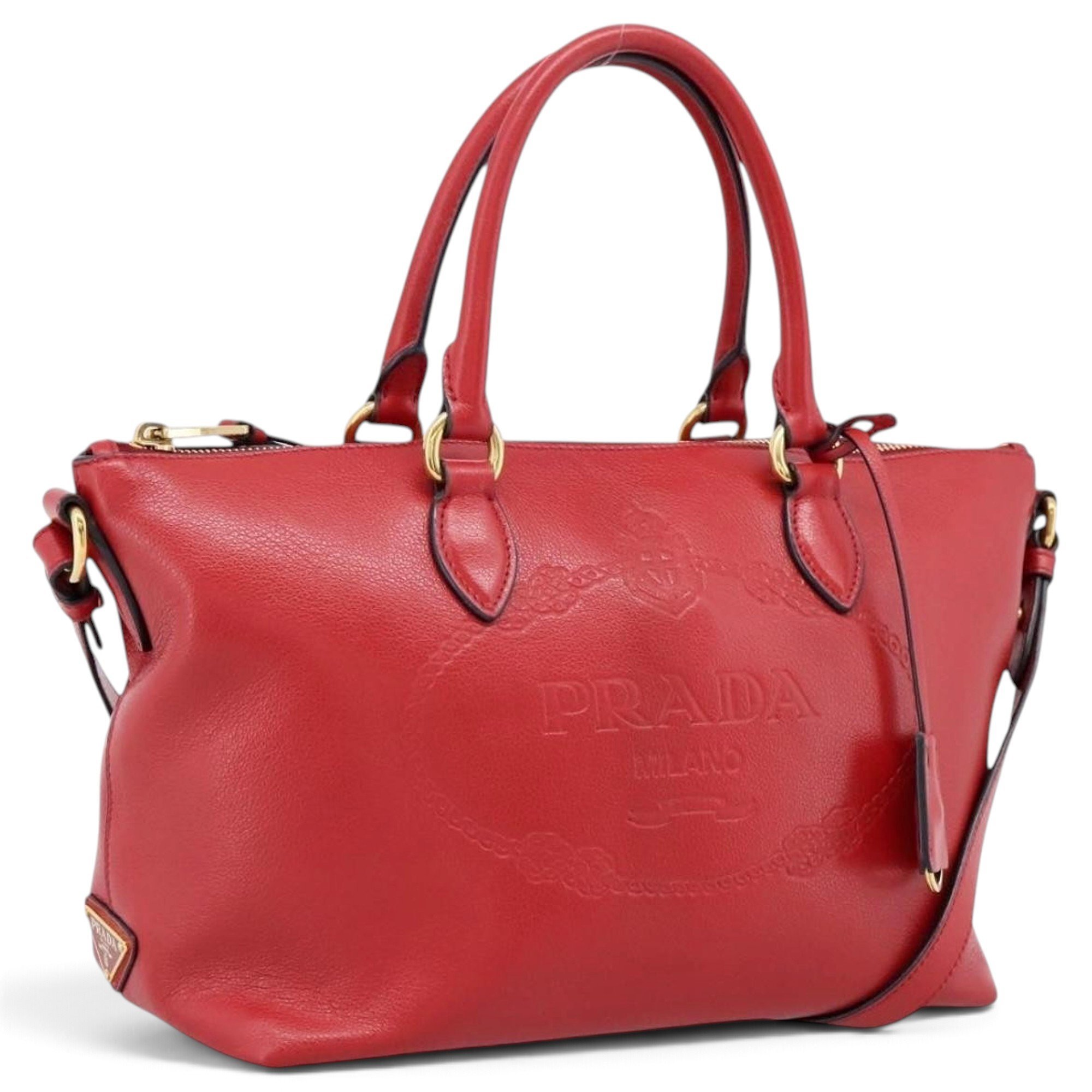 Leather handbag