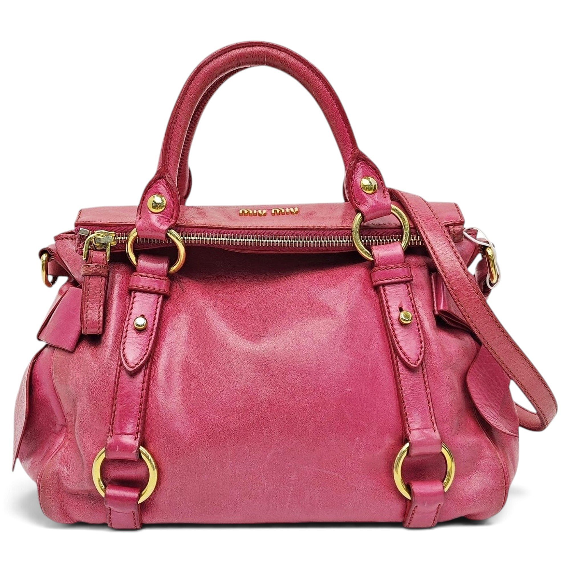 Vitello leather handbag