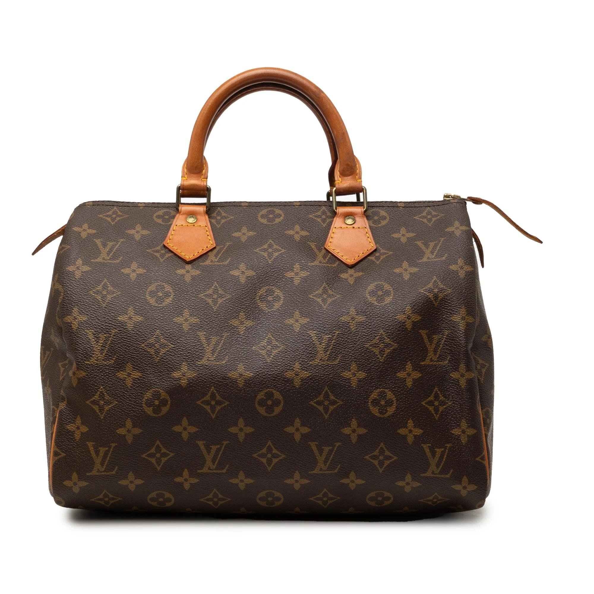 Speedy leather bag