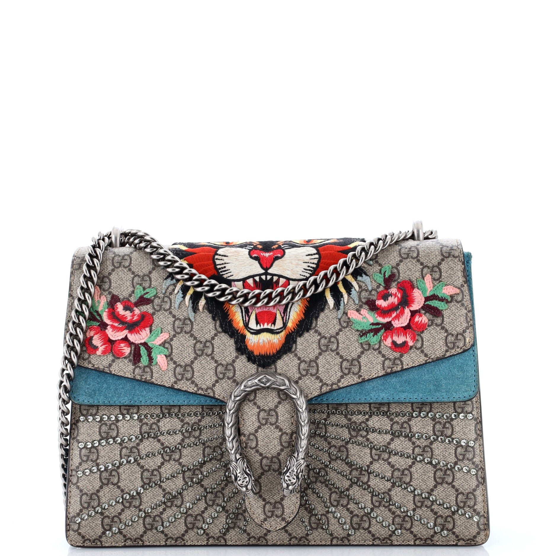 Dionysus Bag Embellished GG Coated Canvas Medium