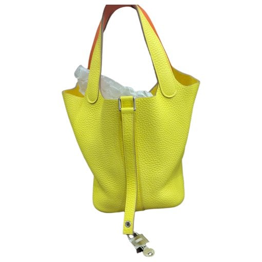Picotin leather handbag