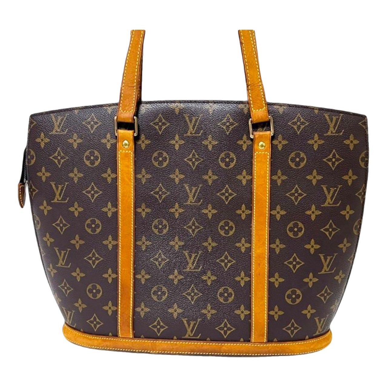 Babylone vintage leather tote