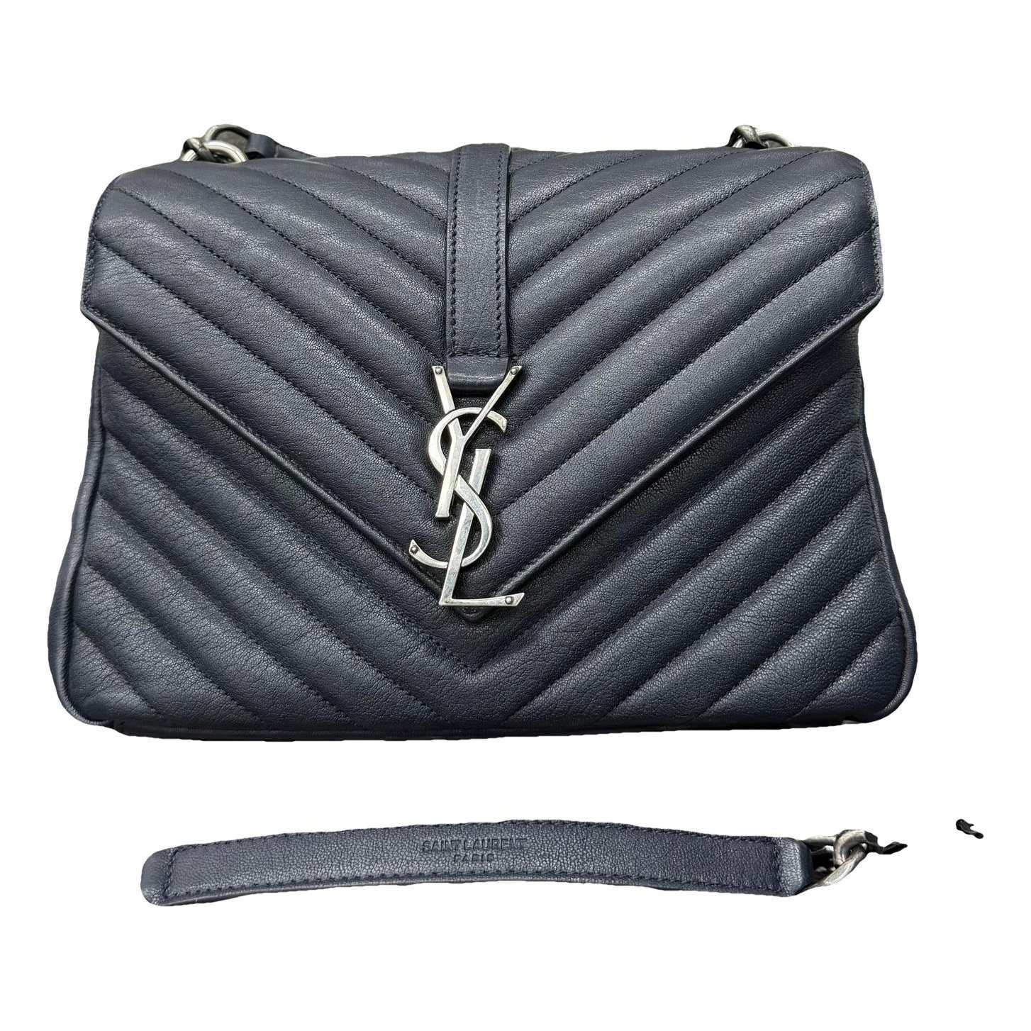 Collége monogramme leather handbag
