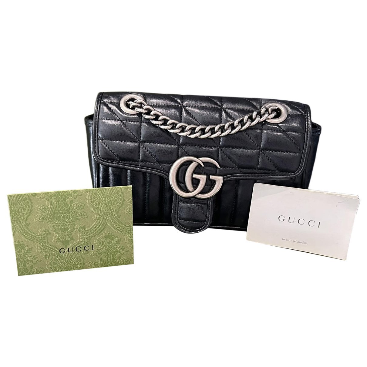 GG Marmont Flap leather crossbody bag