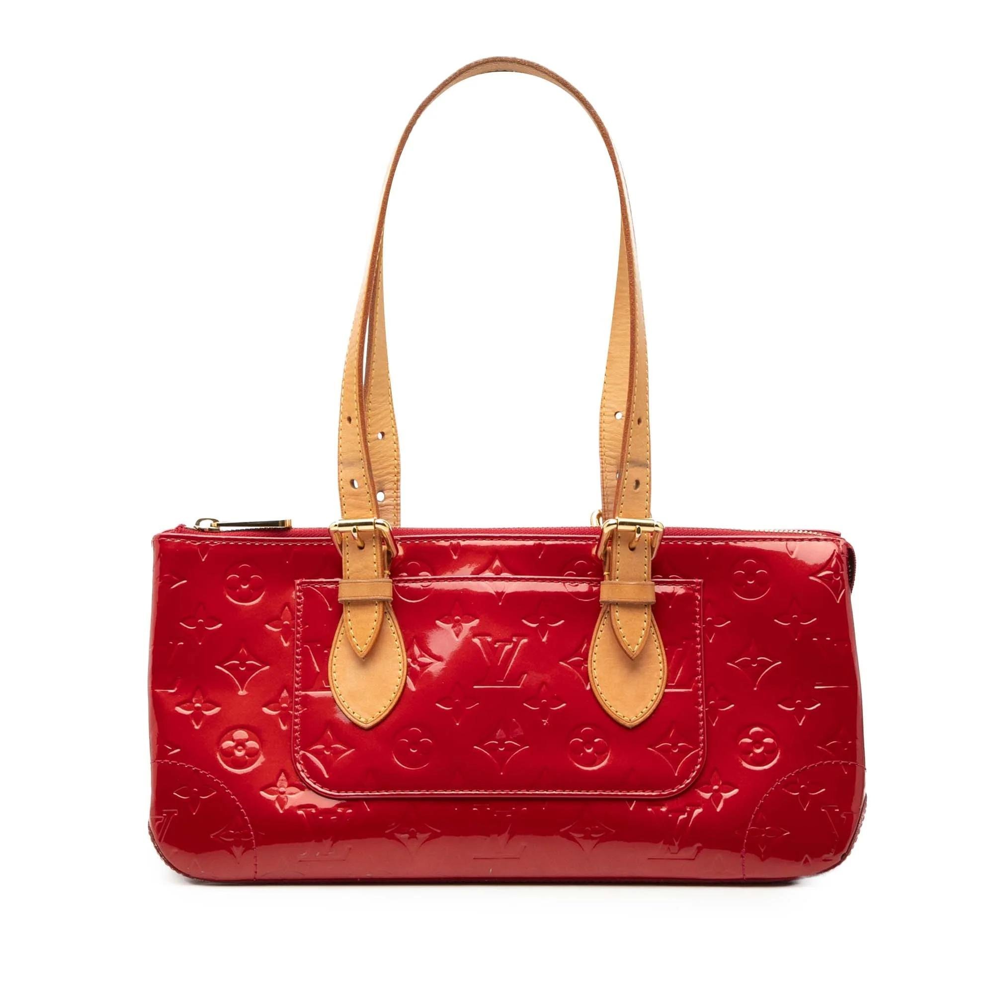 Rosewood leather handbag