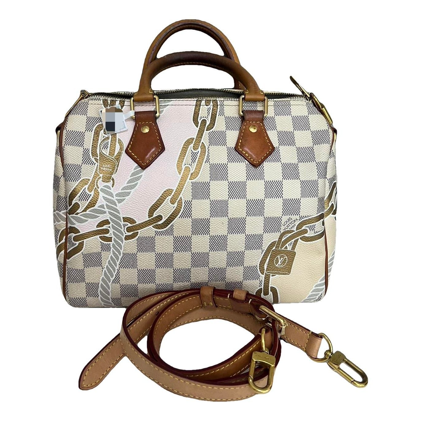 Speedy leather handbag