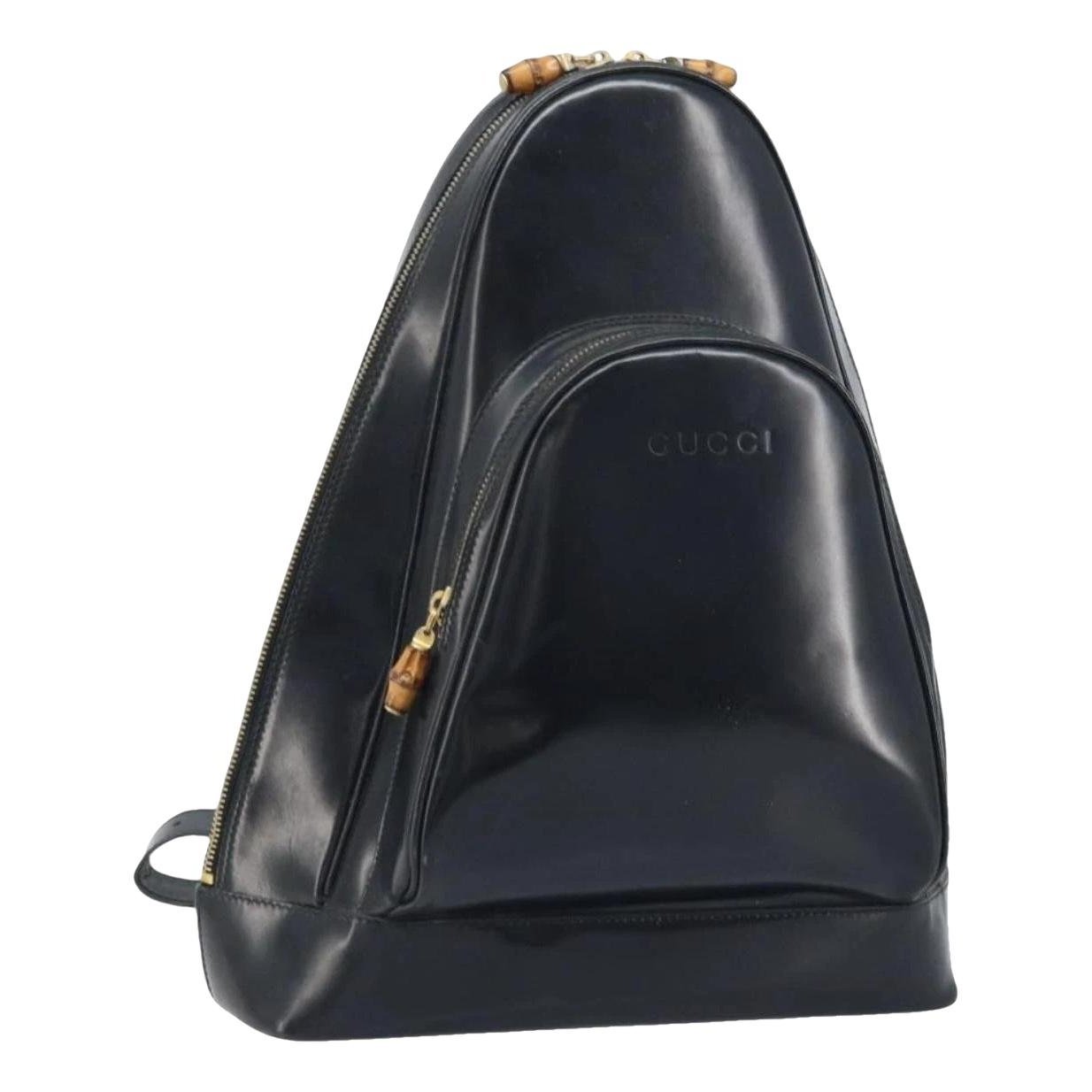 Patent leather handbag