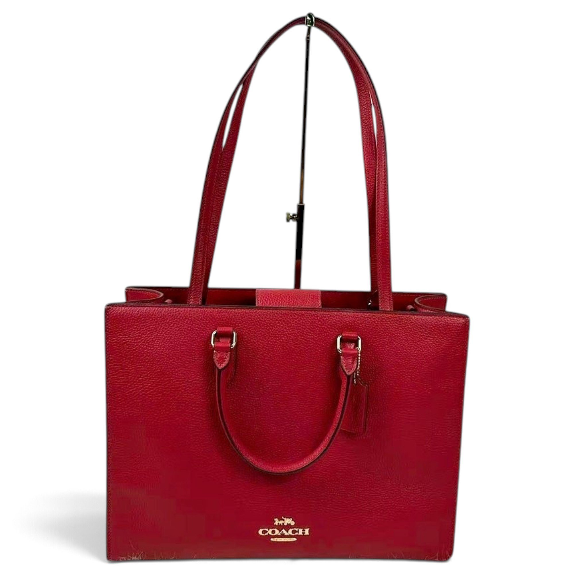 Leather tote