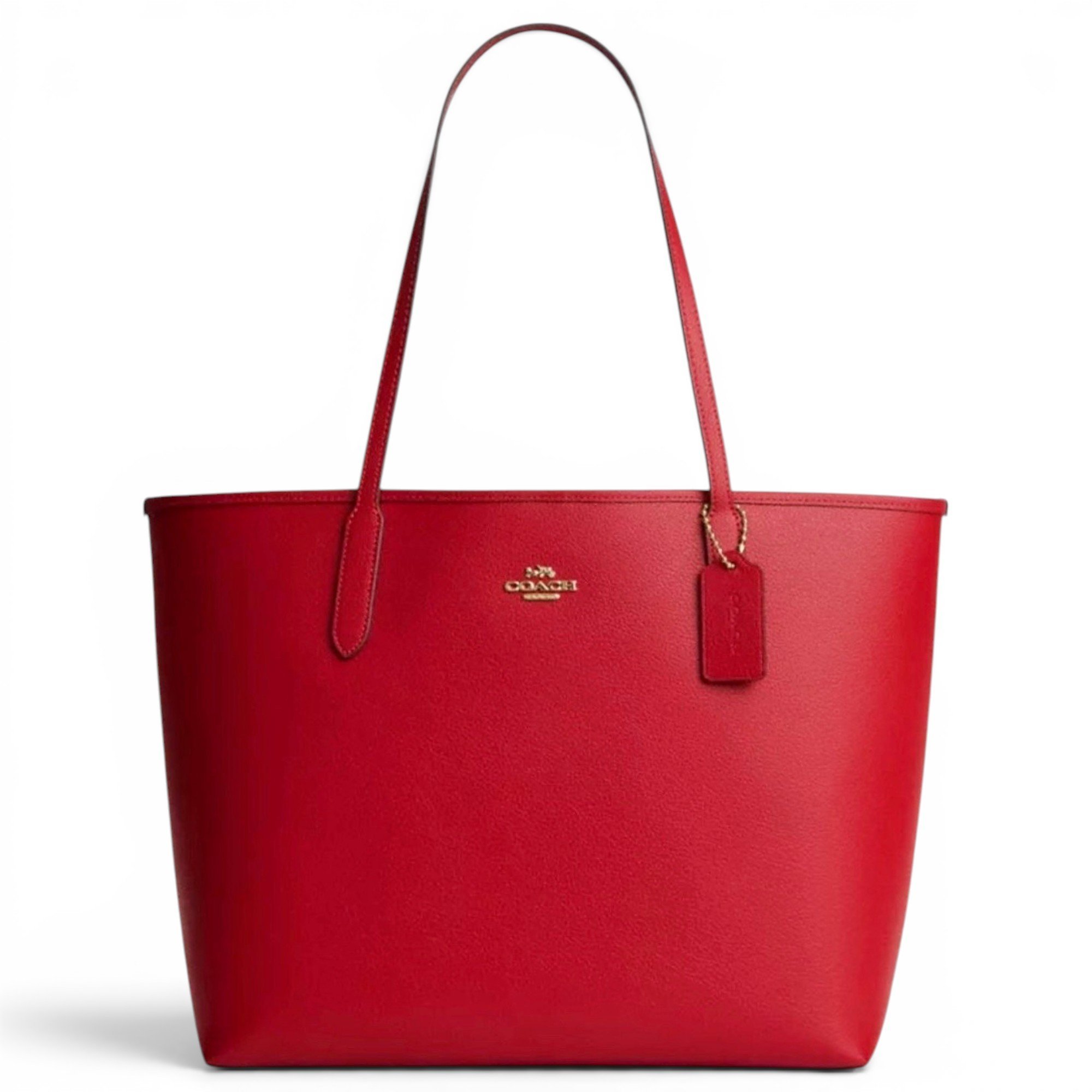 Leather tote